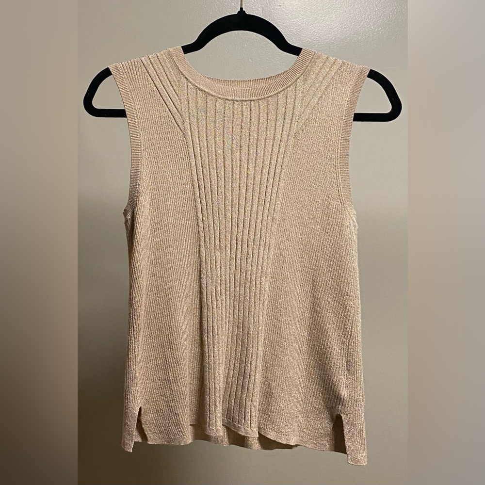 Sparkly Beige Banana Republic Tank